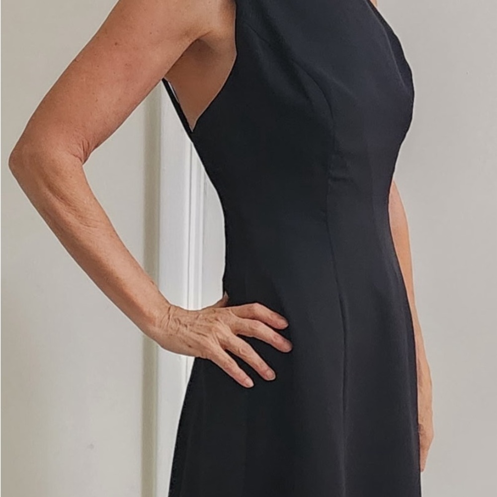 Hugo Buscati Black Sleeveless Mini Dress